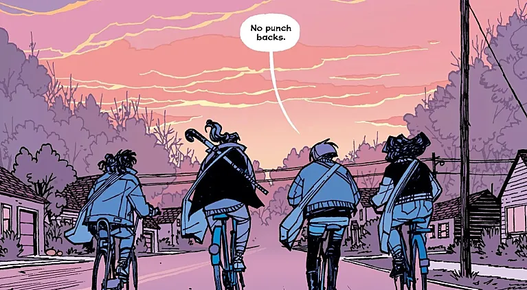 'Paper Girls': el cómic de las chicas ciclistas