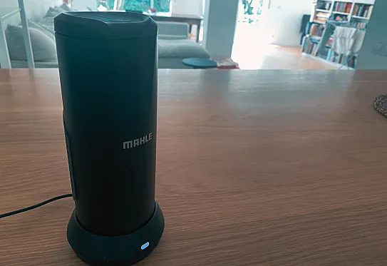 El cargador Mahle tiene un diseño que no desentonará con tu casa.