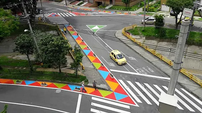 Así es el urbanismo táctico que está cambiando Medellín