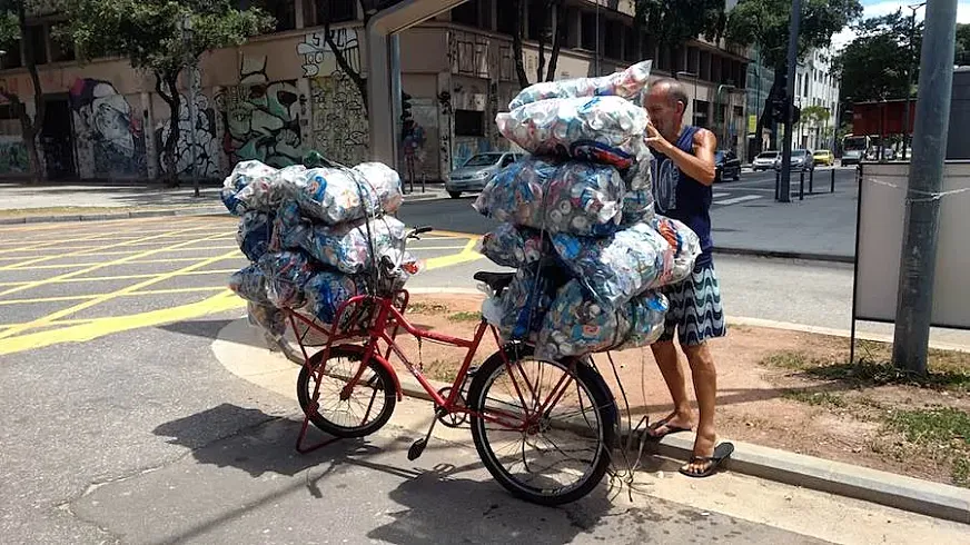 Bicis de carga en Río de Janeiro (Foto: Fabio Nazareth).