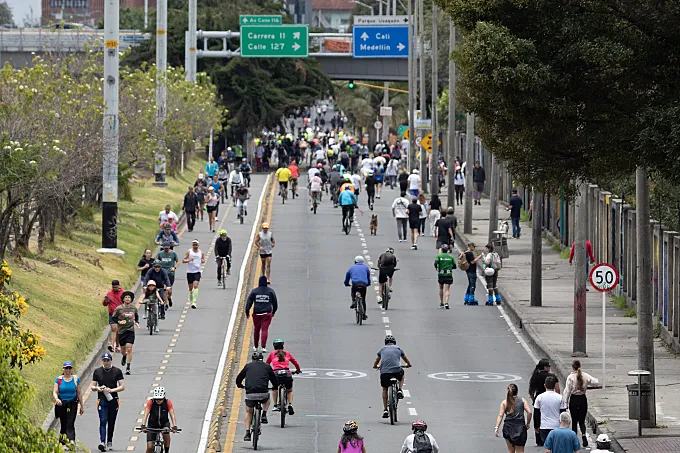 Ciudad Bacana, la maravilla ciclista de la Ciclovía de Bogotá