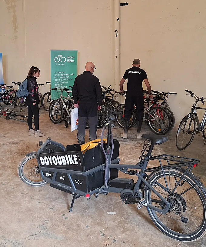 "La bicicleta se está mostrando como una solución real y efectiva para la movilidad tras la DANA" (Pablo Alcañiz, DOYOUBIKE)