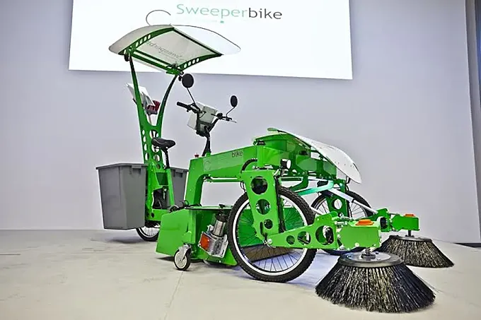 Sweeperbike: la bicicleta como inspiración para las máquinas
