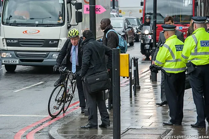 Las multas a ciclistas se disparan en Londres