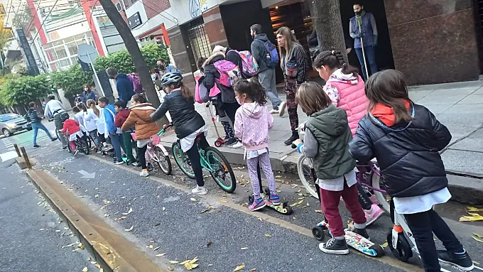 Un Bicibús en Buenos Aires que está cambiando la ciudad