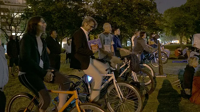 Se celebra por primera vez en España el Festival 'Cinema a Pedal' con energía generada por ciclistas