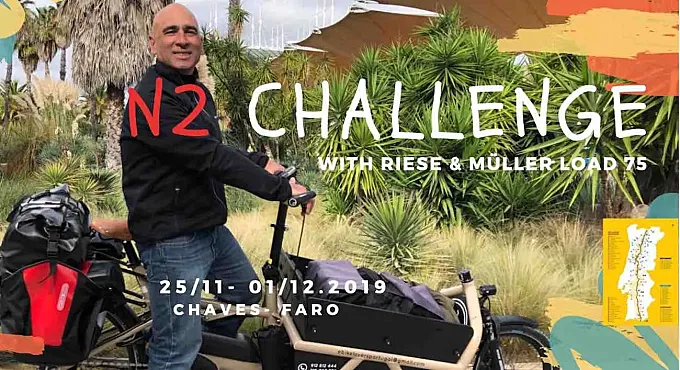 El nuevo reto de João Paulo Felix: la carretera más larga de Europa, en una cargo bike de Riese & Müller