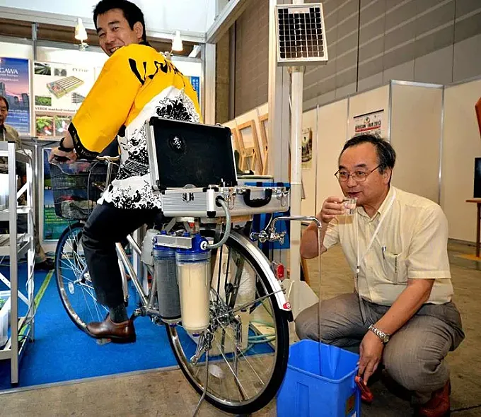 CycloClean, la bicicleta que limpia el agua