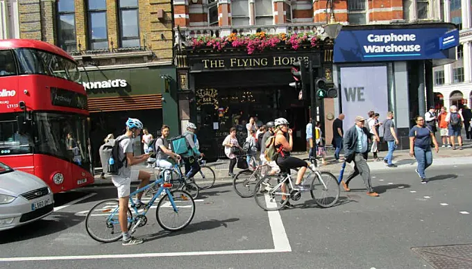 Ciclismo en Londres: en transición