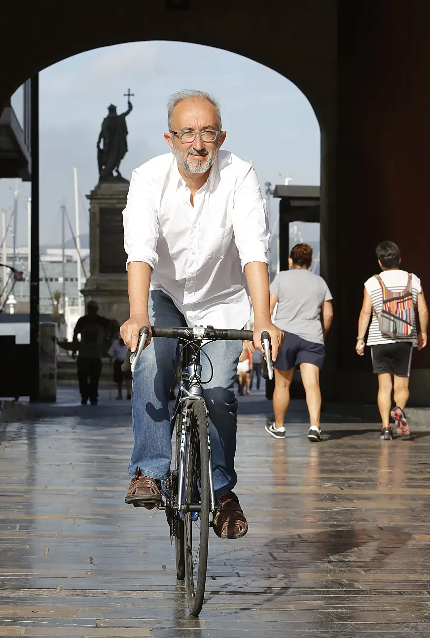 Carlos Rodríguez, autor de 'Bicicleta o Barbarie' y responsable de la campaña '30 Días en bici'. Foto: D. Arienza.