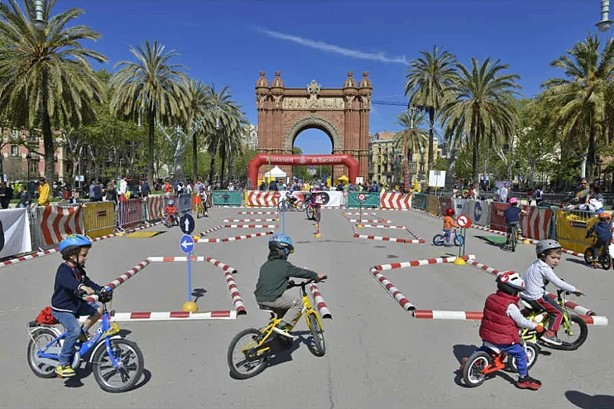 Fiesta de la Bici de Barcelona.