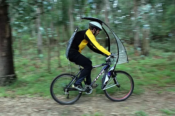 LeafxPro: el paraguas ciclista