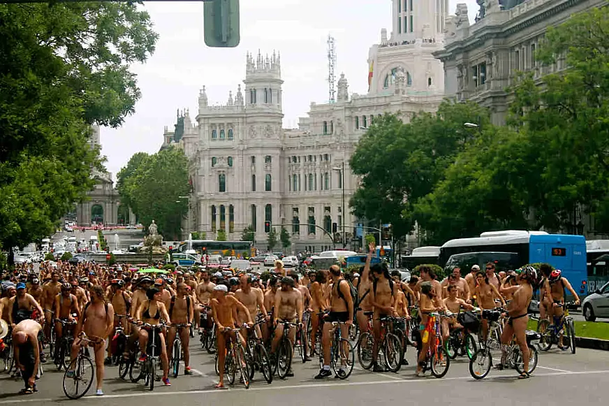 Ciclonudista de Madrid 2012 (foto: R.V.)