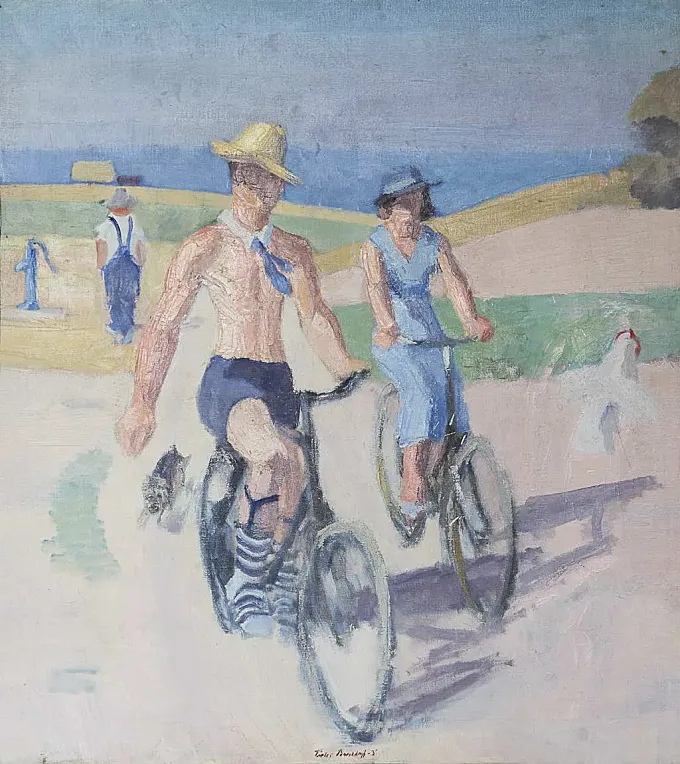 'Ciclistas', Victor Brockdorff (1935)