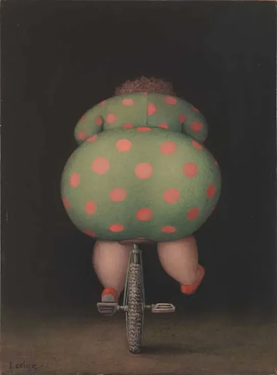 'La cycliste' (Jeanne Lorioz).