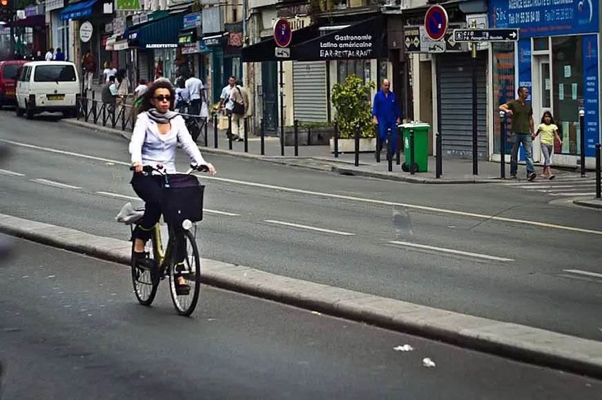 Las bicicletas no paran de crecer en París (foto: Michael Sotnikov).