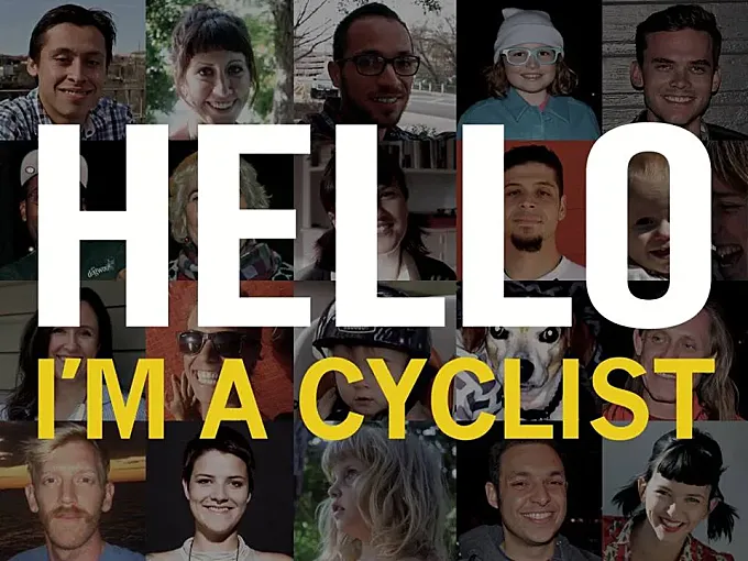 ‘Hello I’m a Cyclist’: pegatinas para unir a ciclistas y automovilistas