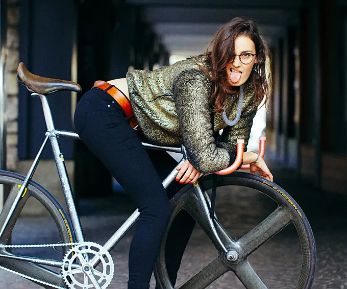 “Es una adicción: el día que no uso la bicicleta siento que me falta algo” (Pauline Perrine)