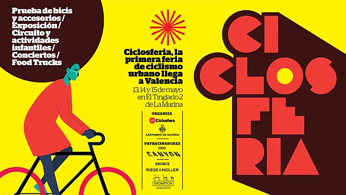 Ciclosferia: la primera Feria de Ciclismo Urbano se celebrará en Valencia del 13 al 15 de mayo