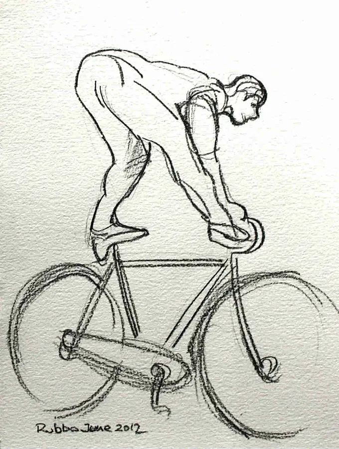'Bike art gymnastic', Mike Rubbo (2012)