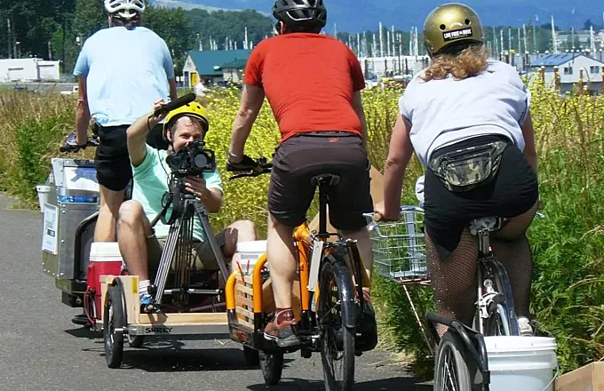 Campamento colapso: la eficacia de las cargobikes cuando nada funciona