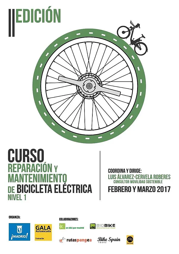 El Ayuntamiento de Madrid pone en marcha un curso de mantenimiento y reparación de bicis eléctricas