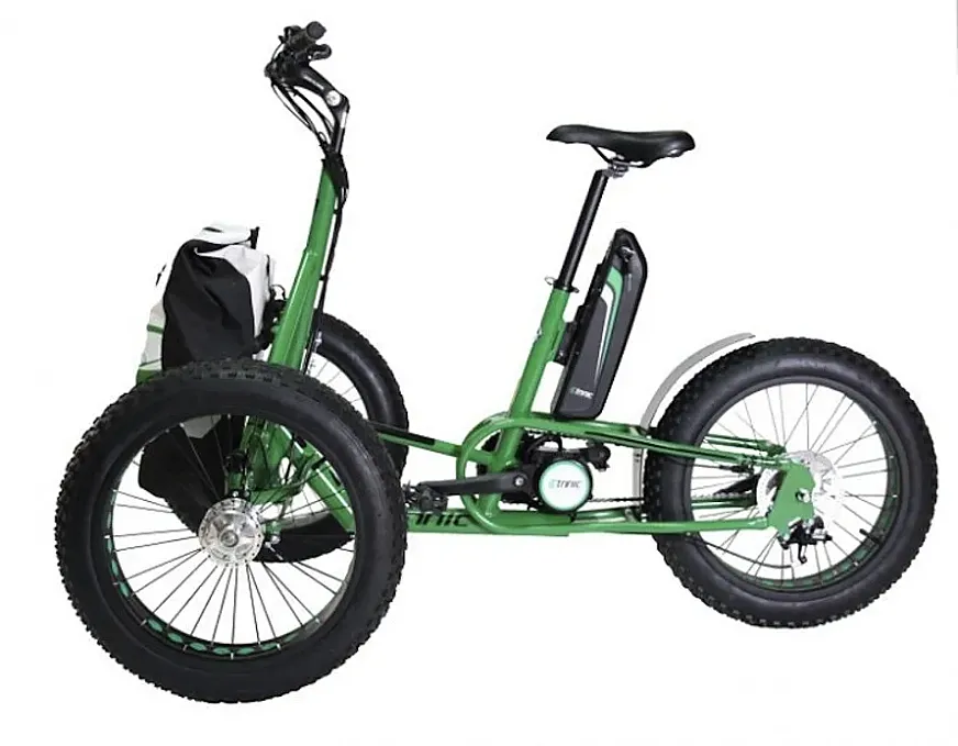 Triciclo eléctrico todo terreno con motor central ETNNIC FAT - Ciclolutions, Bicicletas y Cargo Bikes