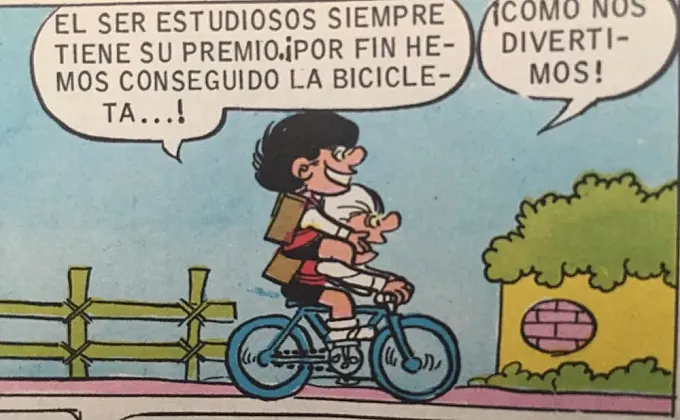 Zipi y Zape y su sueño... ¡tener una bicicleta!