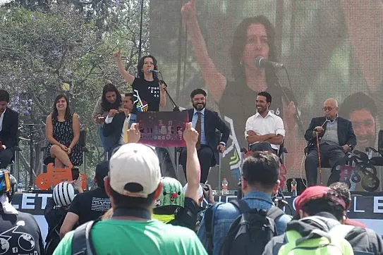 Areli Carreón, alcaldesa ciclista de Ciudad de México.