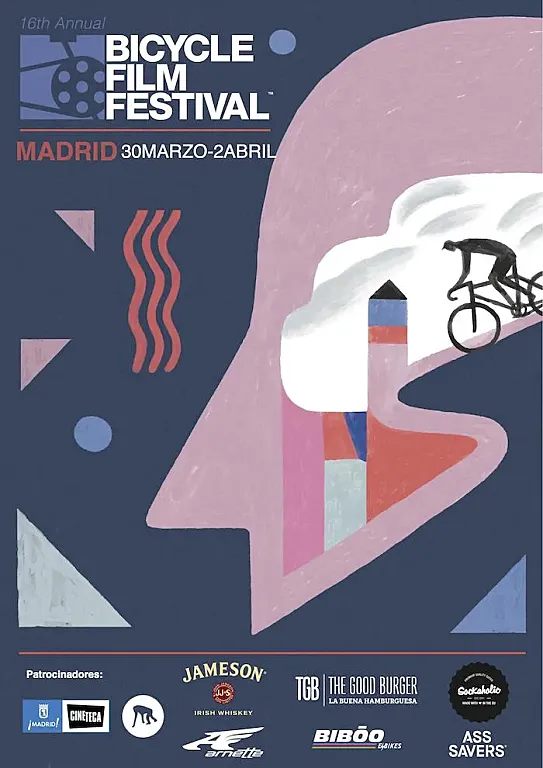 Cartel de la nueva edición del Bicycle Film Festival.