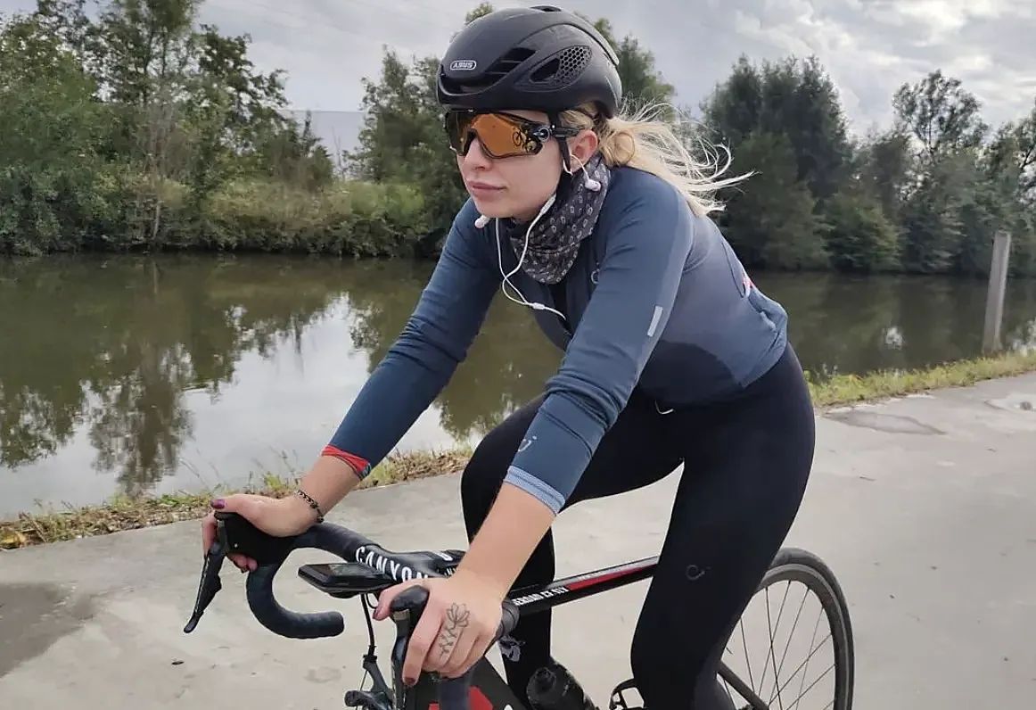 La exciclista belga Tara Gins.