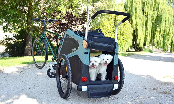 Prueba del Burley Bark Ranger: carrito, remolque y caseta para perros