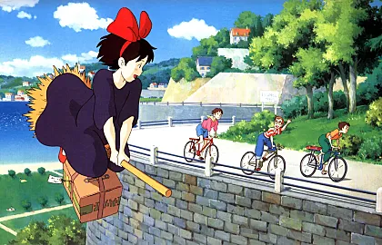 Algunas de las mejores escenas de la película tienen a la bici como protagonista.