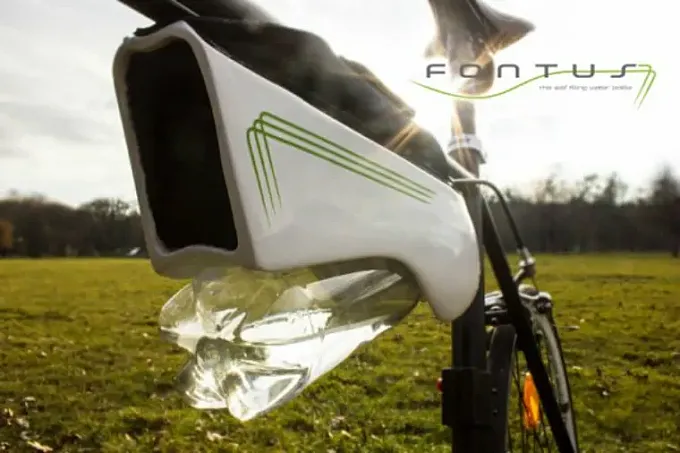 Fontus: la botella ciclista que se rellena a sí misma