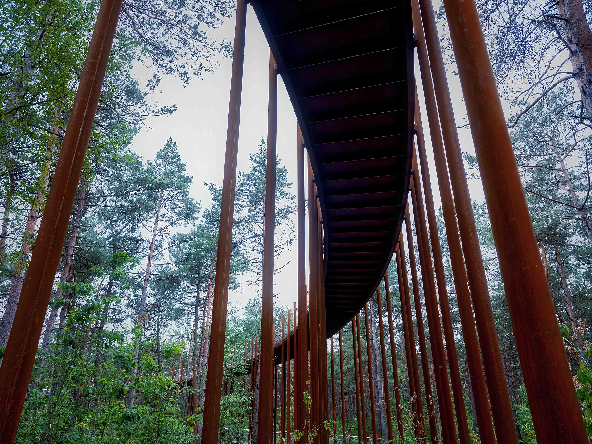 Uno de los objetivos era “crear proyectos ciclistas únicos que fortalezcan la experiencia paisajística” (Visit Limburg). Foto: Luc Daelemans.