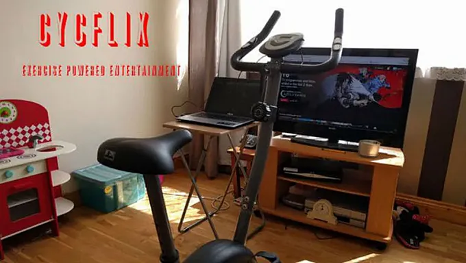 Haz tu propia Cycflix, una bicicleta estática para ver Netflix
