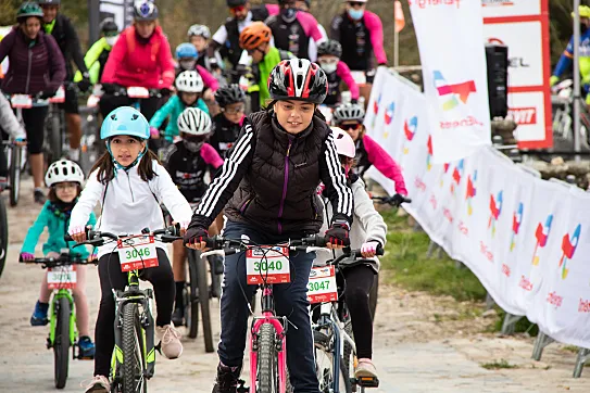 Sierra Norte Bike Challenge incluye también una ruta familiar.