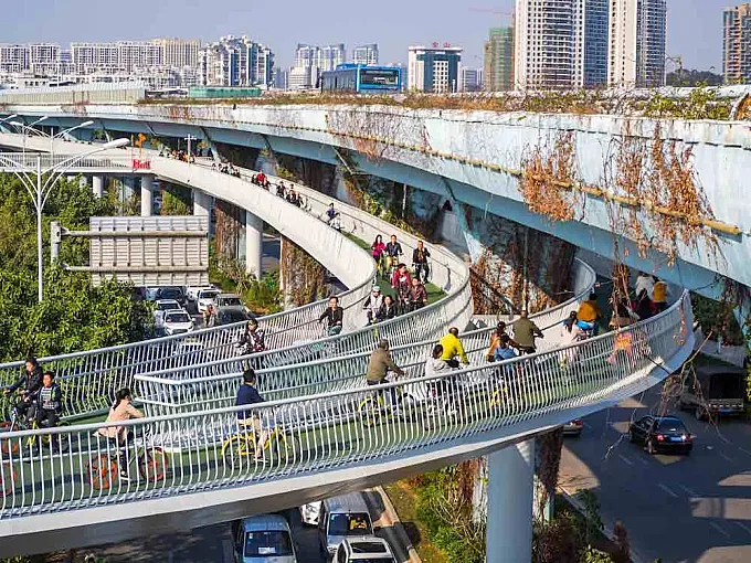 Skyway: el puente ciclista más largo del mundo está en Xiamen