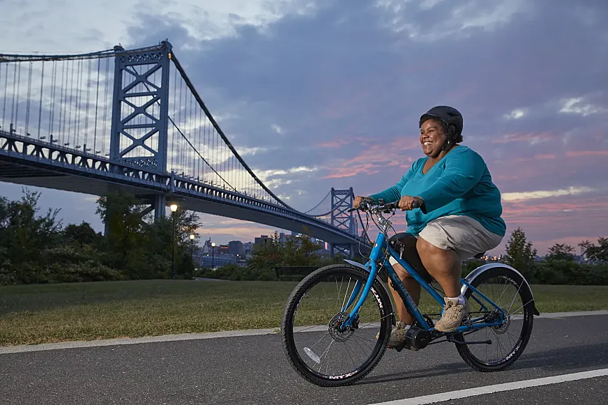 Imagen cedida por Zize Bikes, una marca especializada en bicicletas para personas con sobrepeso.