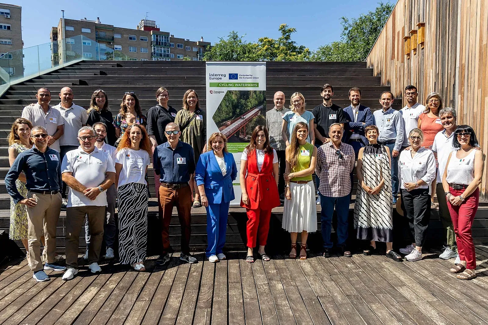 Las primeras pedaladas de Cycling Waterways se dieron en Zaragoza en 2024.