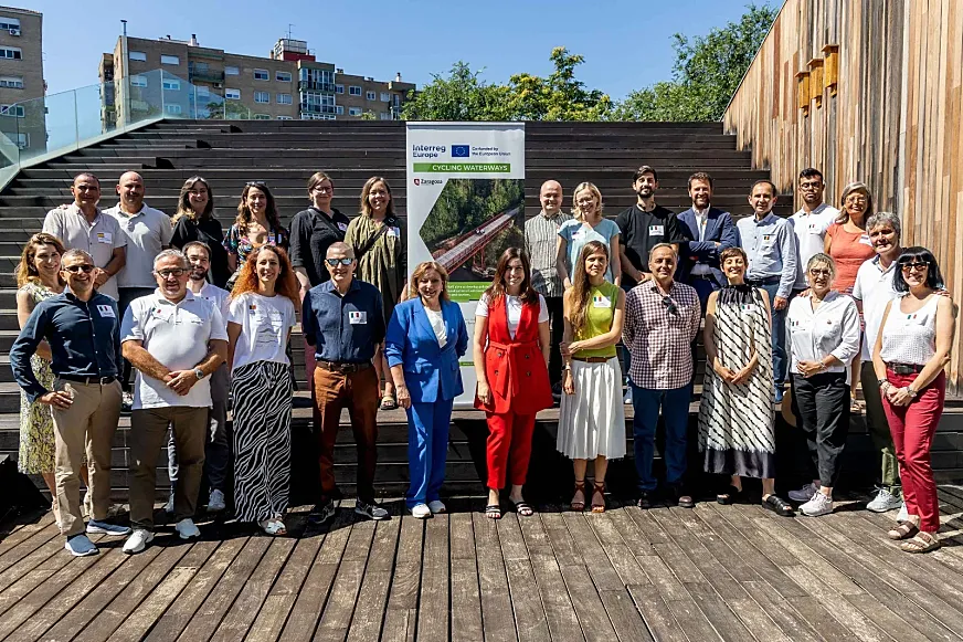 Las primeras pedaladas de Cycling Waterways se dieron en Zaragoza en 2024.