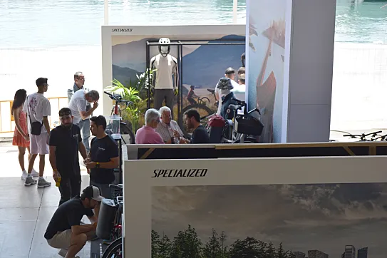 El stand de Specialized, patrocinador Active, siempre está repleto de novedades.