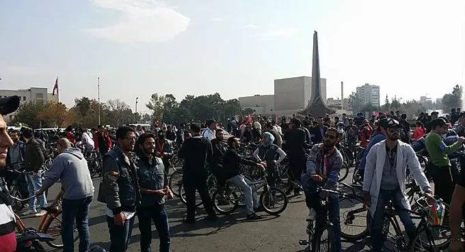 Yalla Let´s Bike: marcha ciclista en Damasco