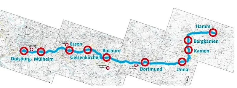 Así será la nueva autopista ciclista de Alemania.