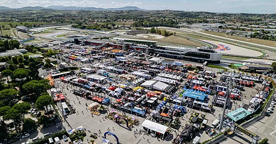 Los 80.000 metros cuadrados dedicados a la bicicleta en el Circuito Misano Marco Simoncelli.