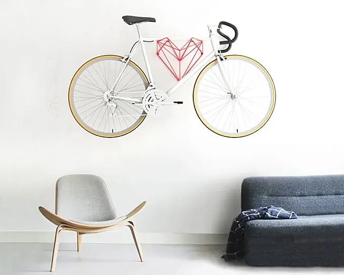 Heart: el colgador de bicicletas que ama a tu montura