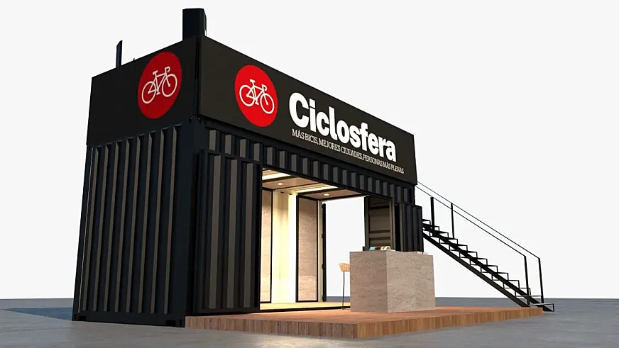 Así será el stand de Ciclosfera en Ciclosferia... ¡Esperamos tu visita!