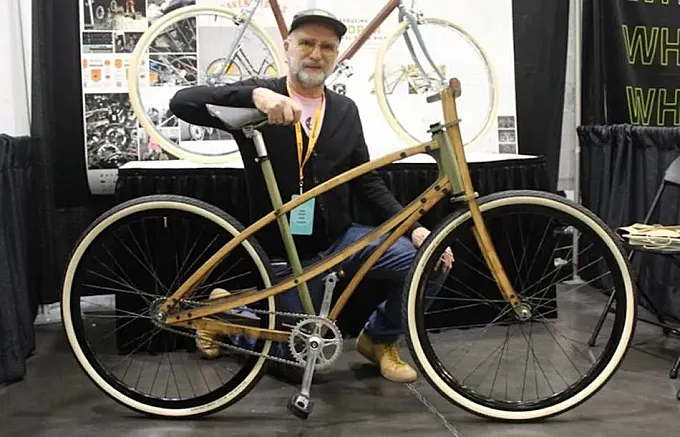 Así es Cooper Bicycle, una bicicleta hecha con barriles de vino