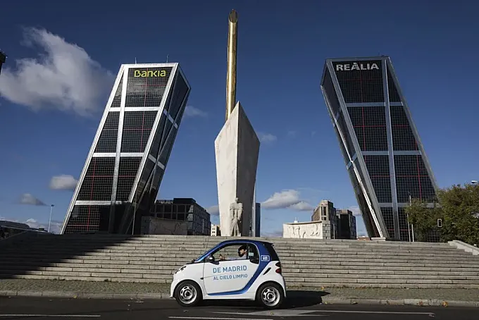 Los coches eléctricos y compartidos de Madrid aumentan su flota