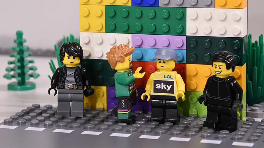 Peter Sagan, en Lego.